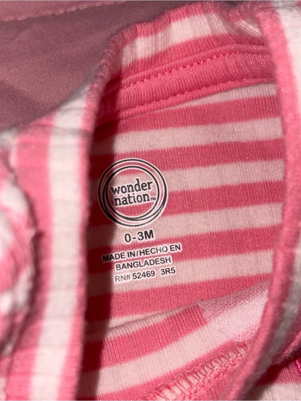 Carters and wondernation blouse and pants with strawberry logo